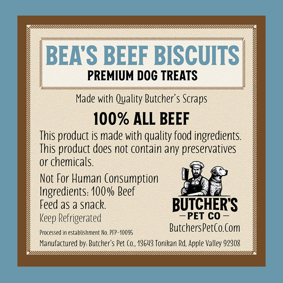 Bea’s Beef Biscuits