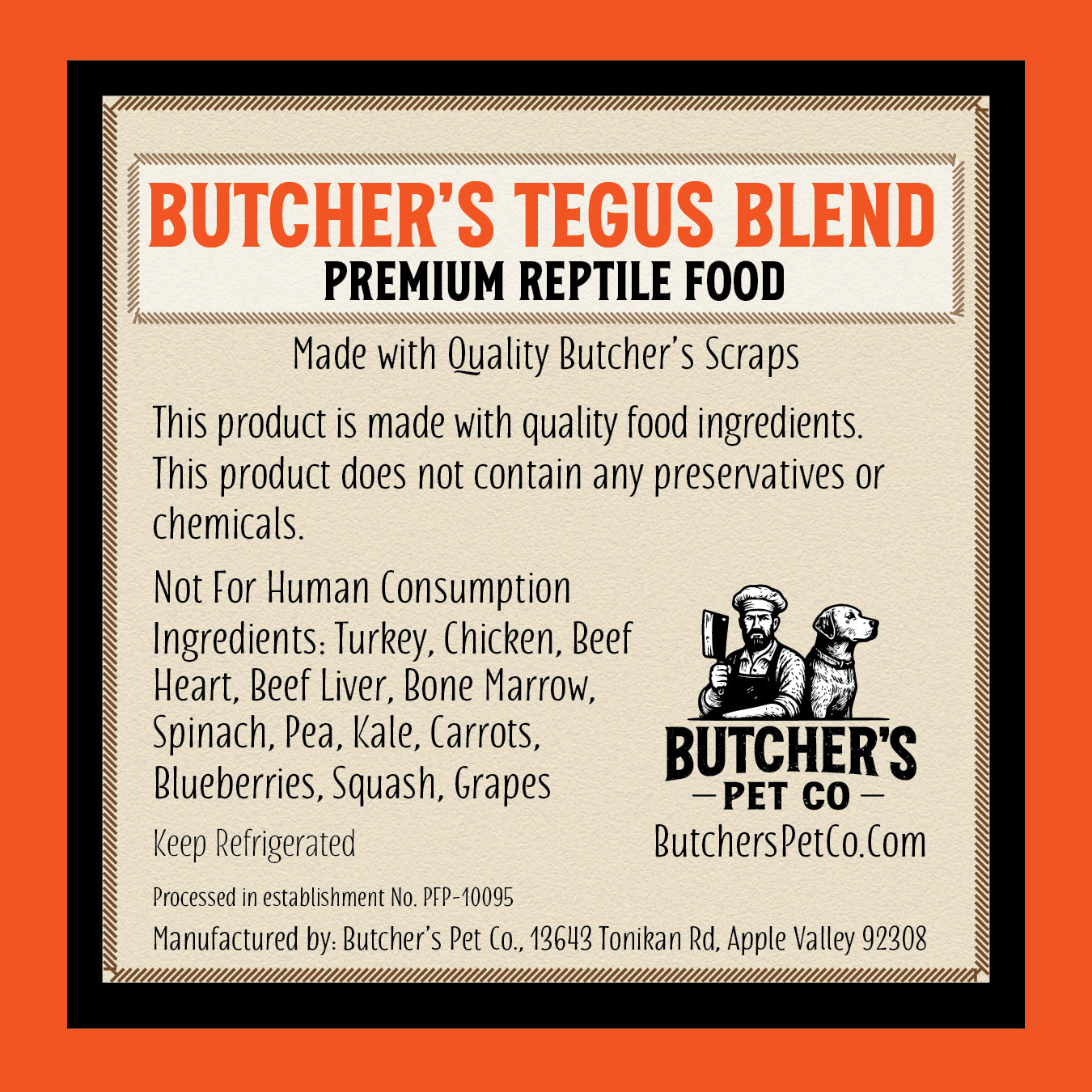 Tegus Food